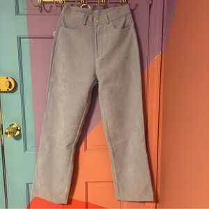 Purple corduroy pants